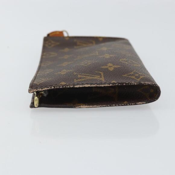 LOUIS VUITTON Monogram Bucket GM Accessory Pouch LV Auth 162752